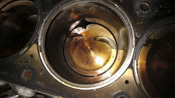 hole in piston