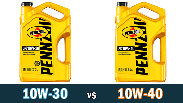 10w-30 vs 10w-40 oil