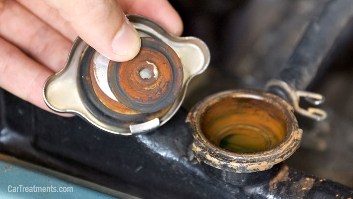 faulty radiator cap