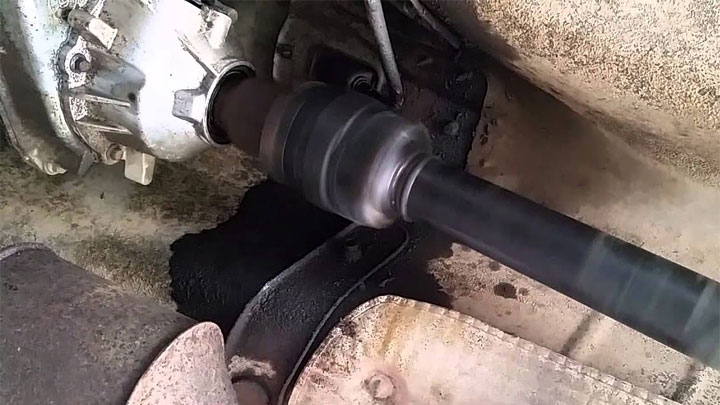 bent driveshaft