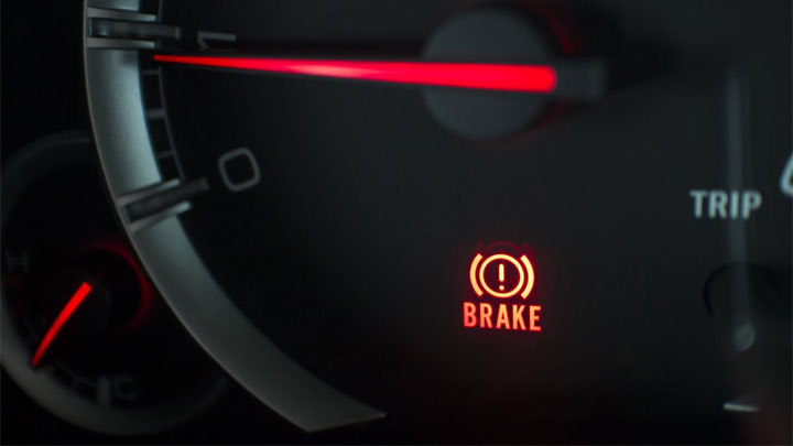 brake light on