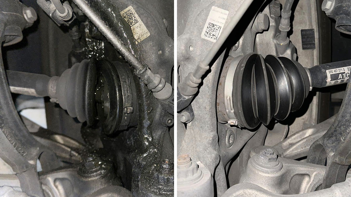 Vw cv joint deals replacement