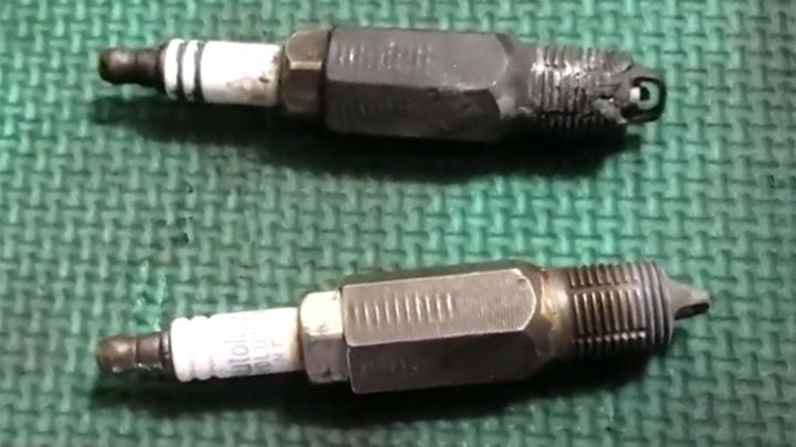 blown out spark plug