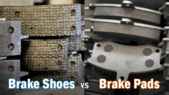 brake pads vs brake shoes