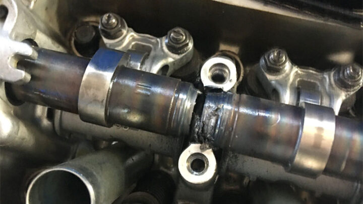 broken camshaft