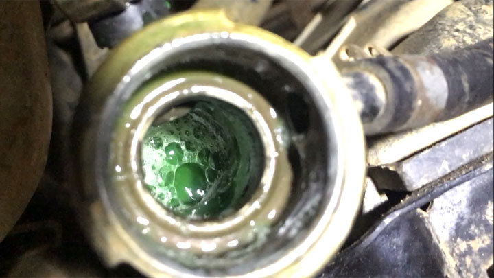 head gasket leaking coolant externally