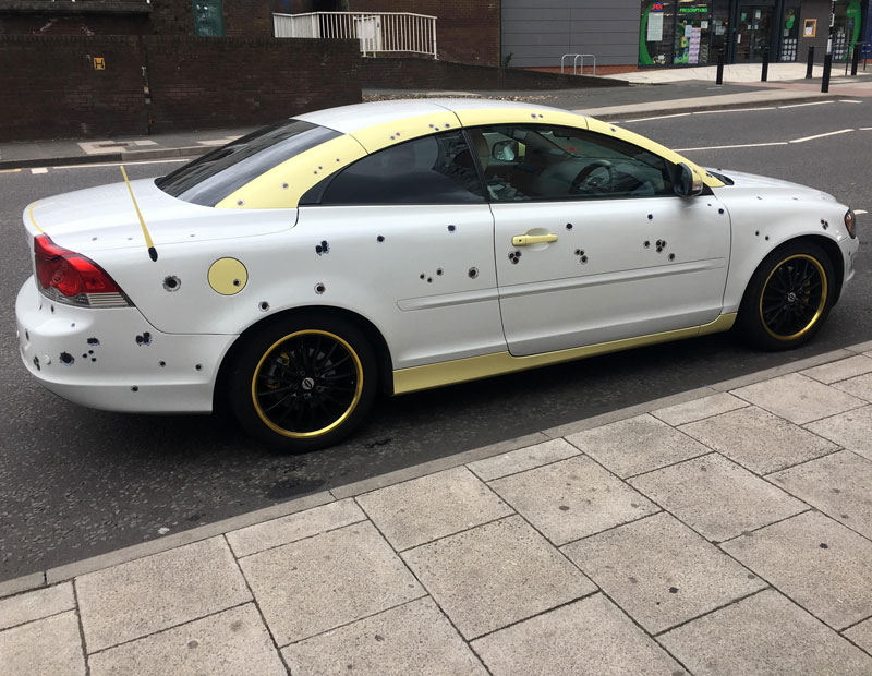 bullet hole decals