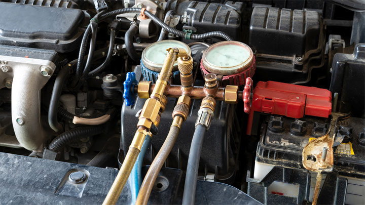 refrigerante del aire acondicionado del coche