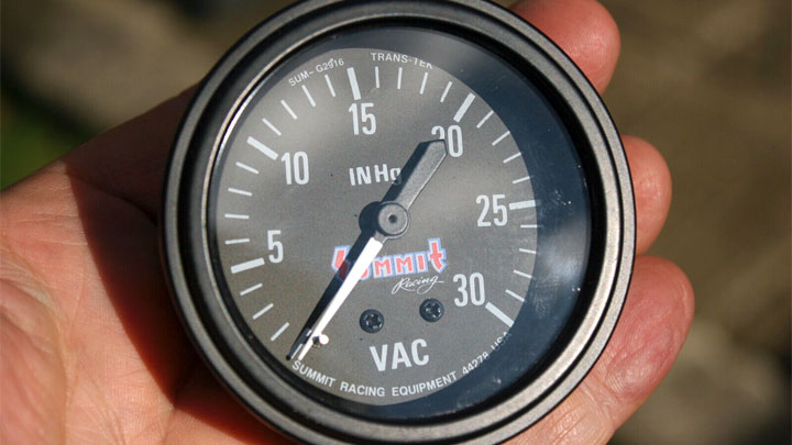 car vacuum gauge