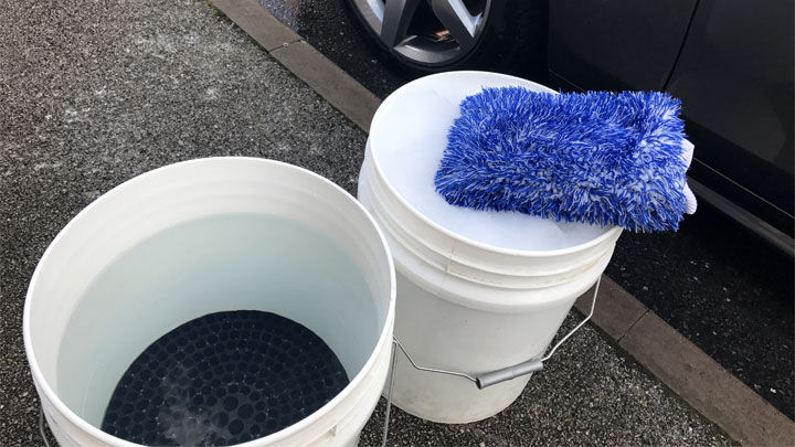 car wash buckets