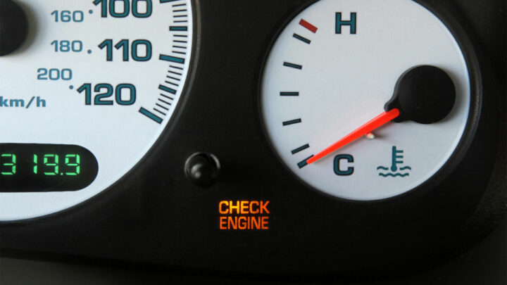 check engine light is on