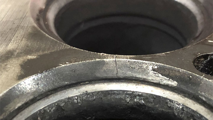 cracked transmission housing repair