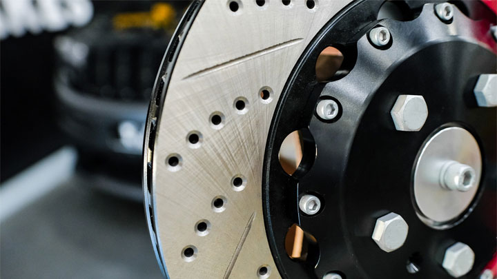 cross drilled and slotted rotors