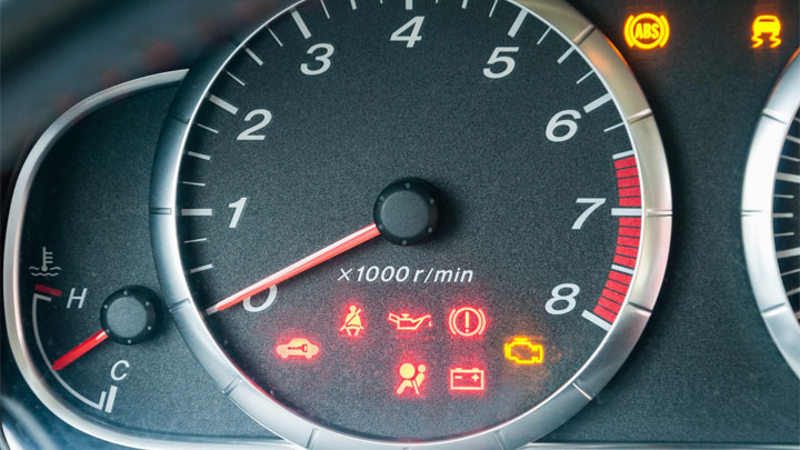 dash warning lights