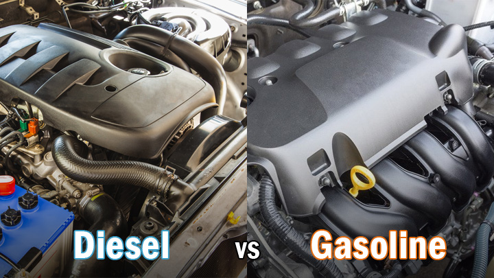 diesel and gasoline difference