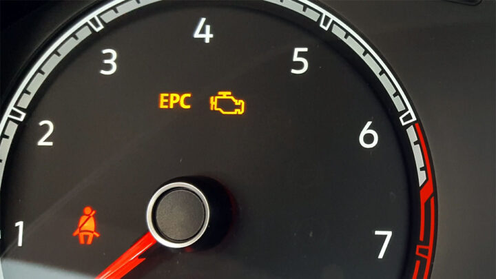 epc light on