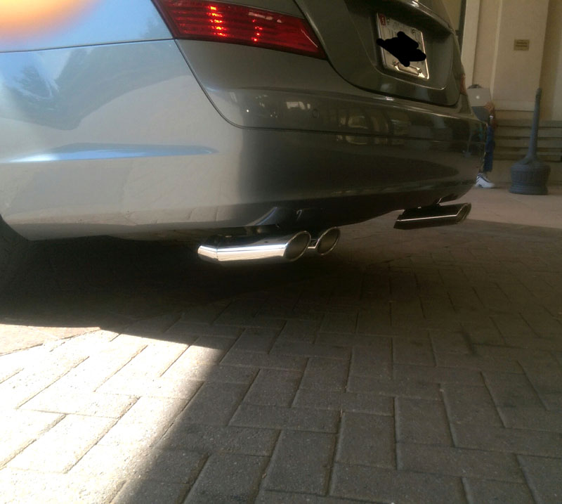 fake exhaust tips