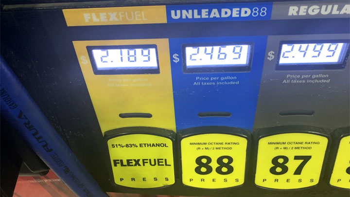 flex fuel vs gasoline