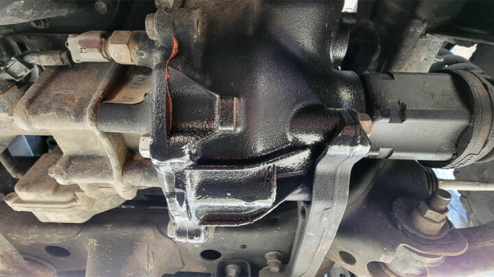 front differential leak