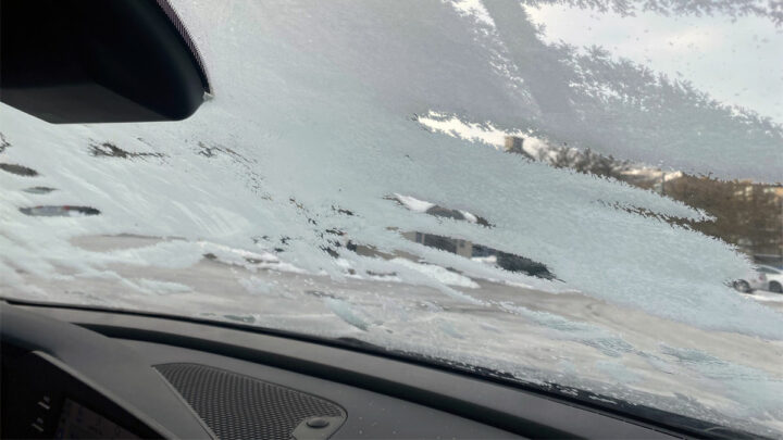 frost on inside windshield