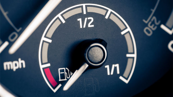 gas gauge reads empty when tank full