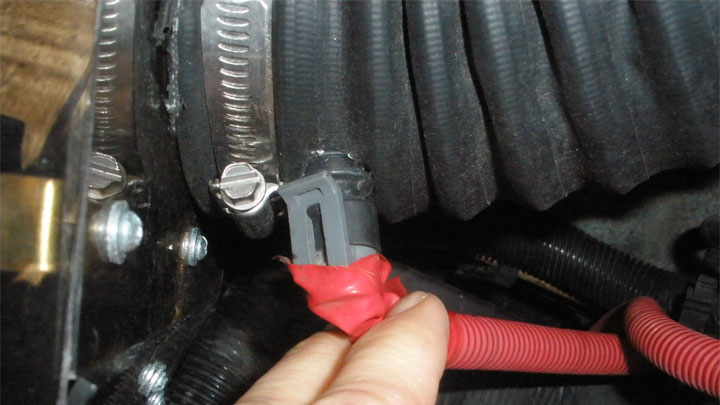 intake air temperature sensor location