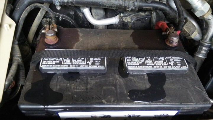leak from car battery