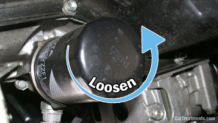 direction to loosen oil filter