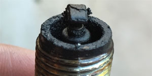 oil fouled spark plug