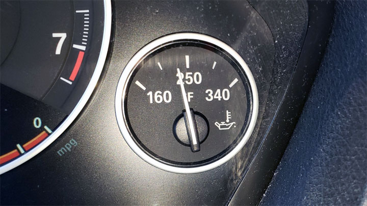 oil temperature gauge