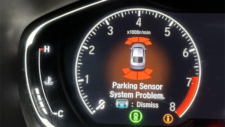 parking sensor problem