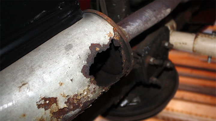 5 Symptoms Of A Hole In Your Muffler Or Exhaust And What Causes It