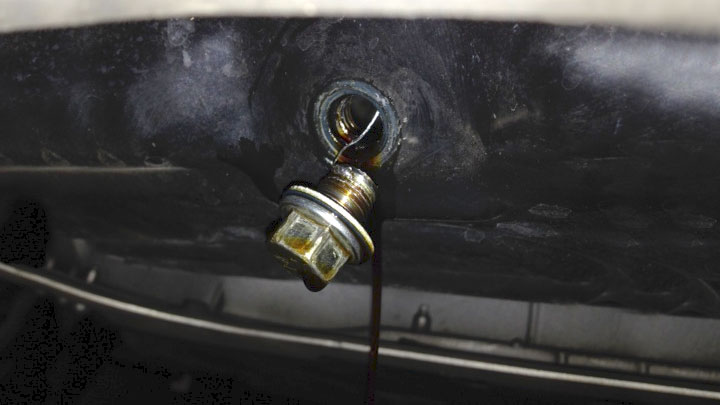 stripped oil drain plug