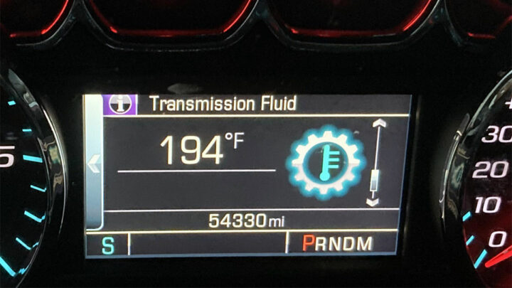 transmission fluid temp