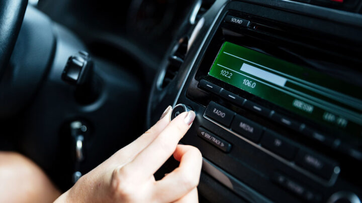 turning down radio volume