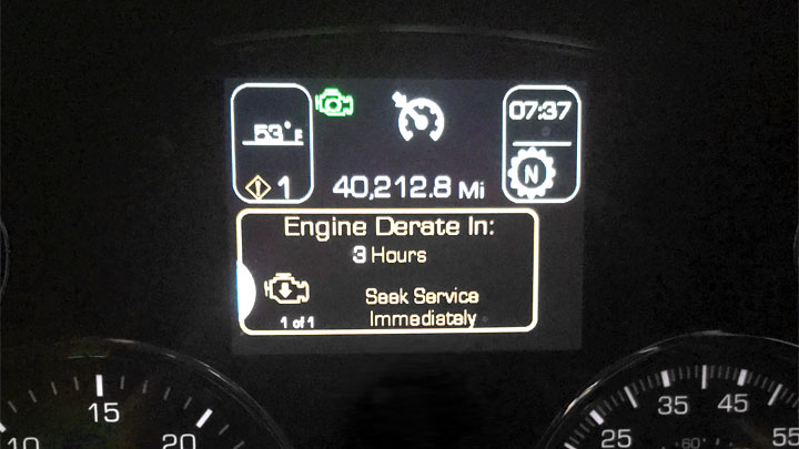what is engine derate?