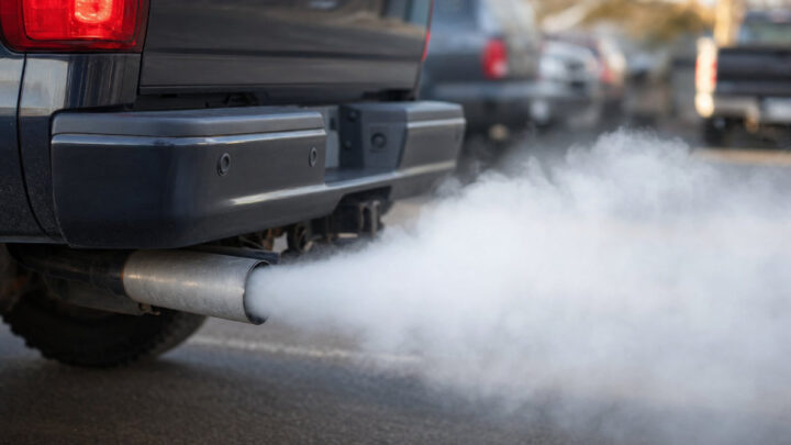 white smoke from diesel